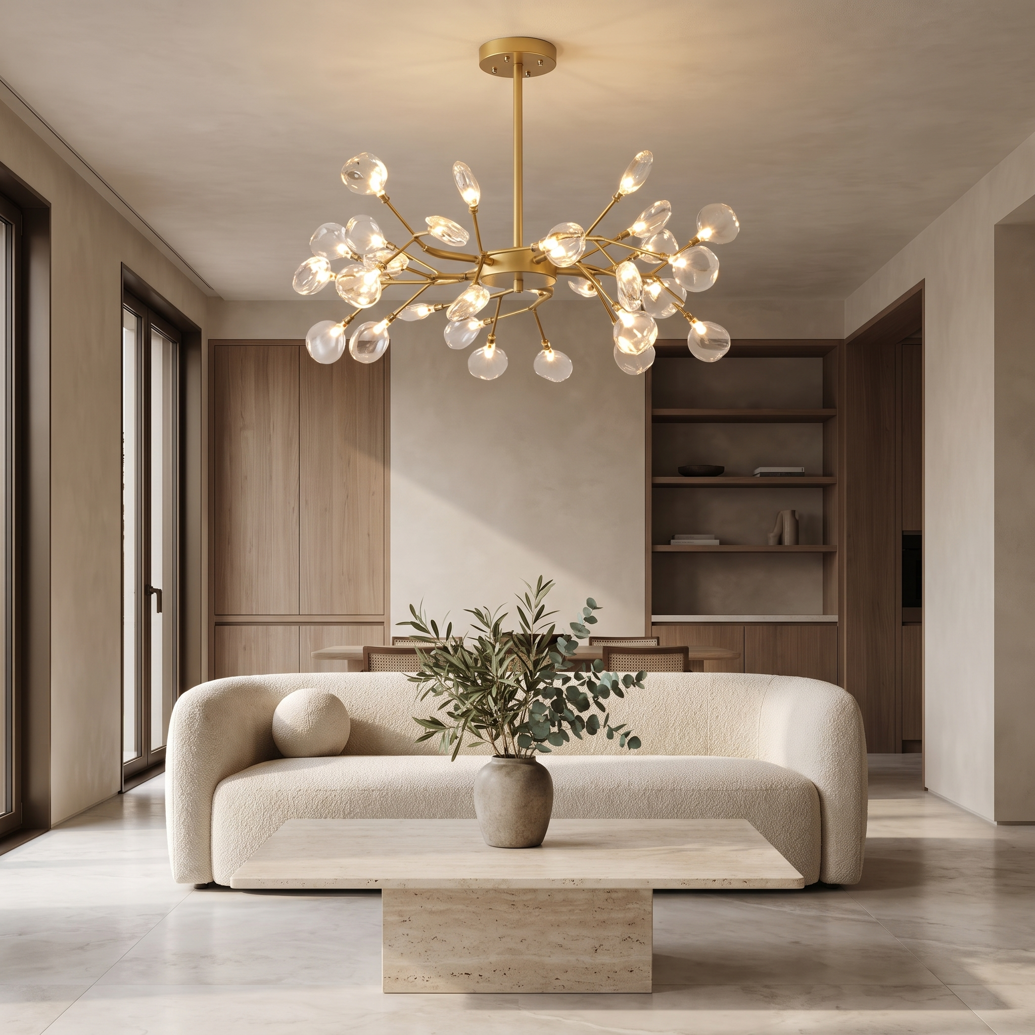 Castralle Firefly Pendant Light in a living room