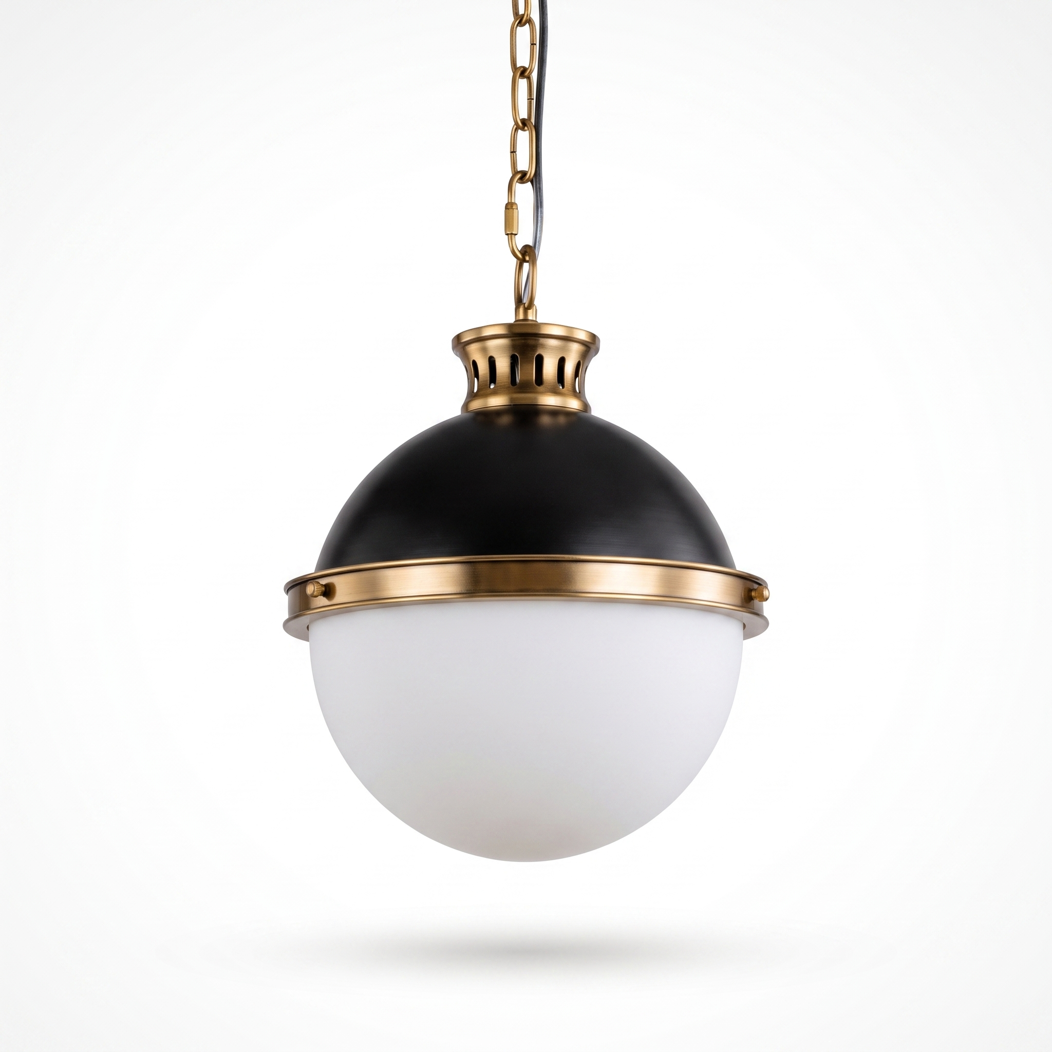 Belmoro pendant light on a pure white studio background
