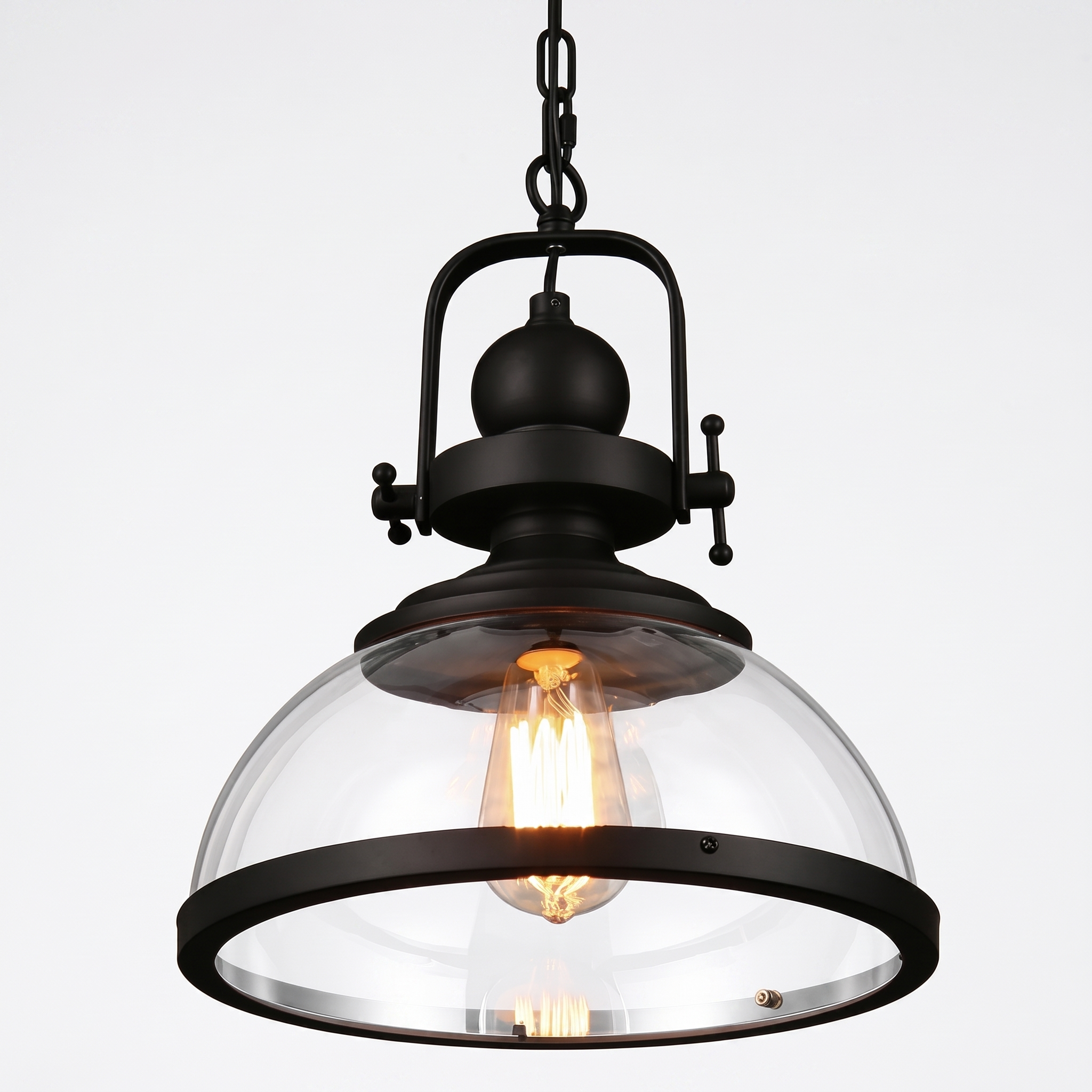 Kestara glass pendant light detail shot