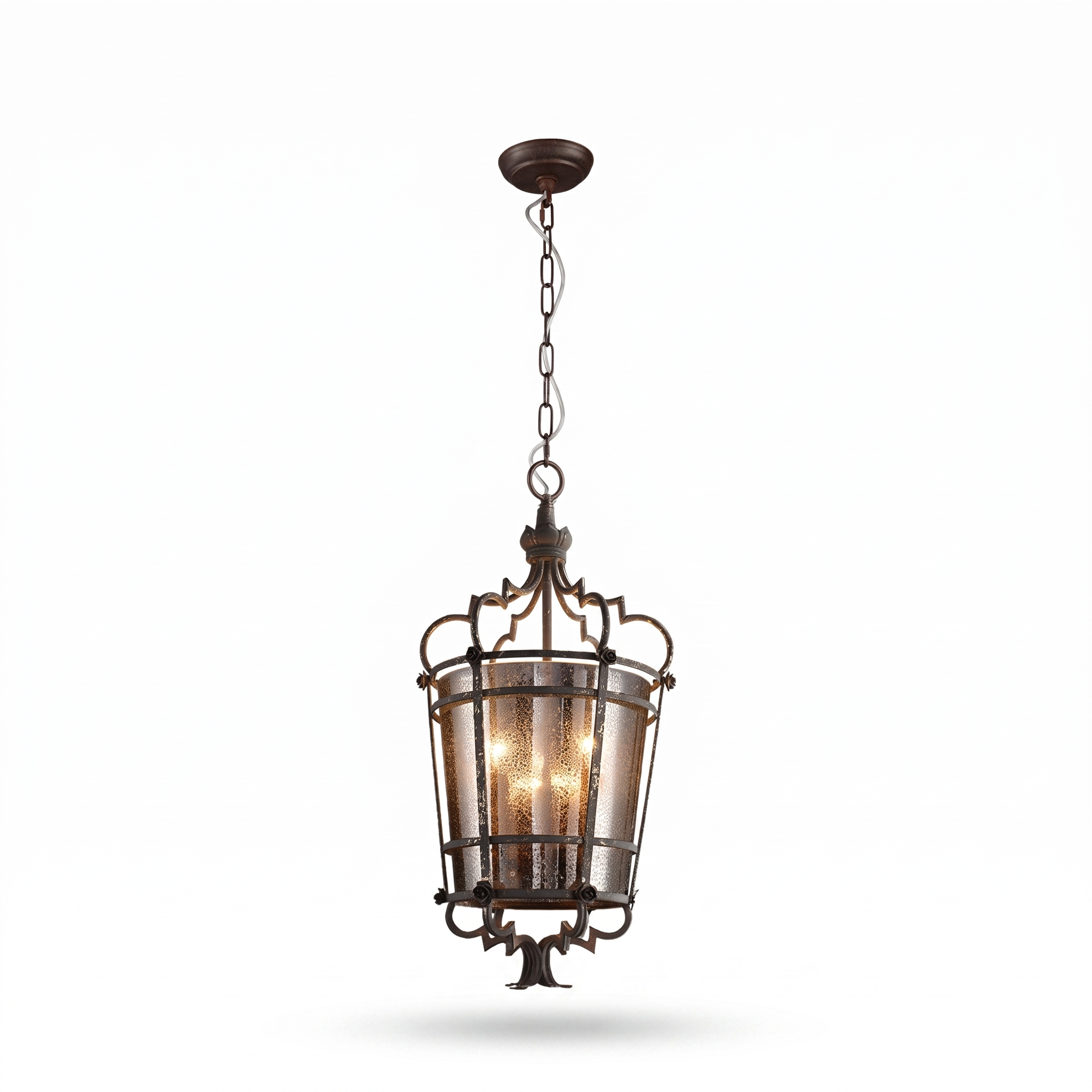 Marcello classic lantern pendant isolated on white