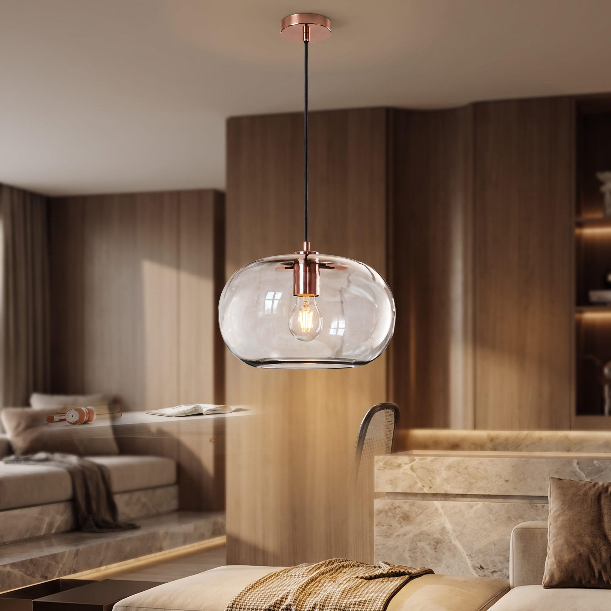 Electra pendant light finish variant