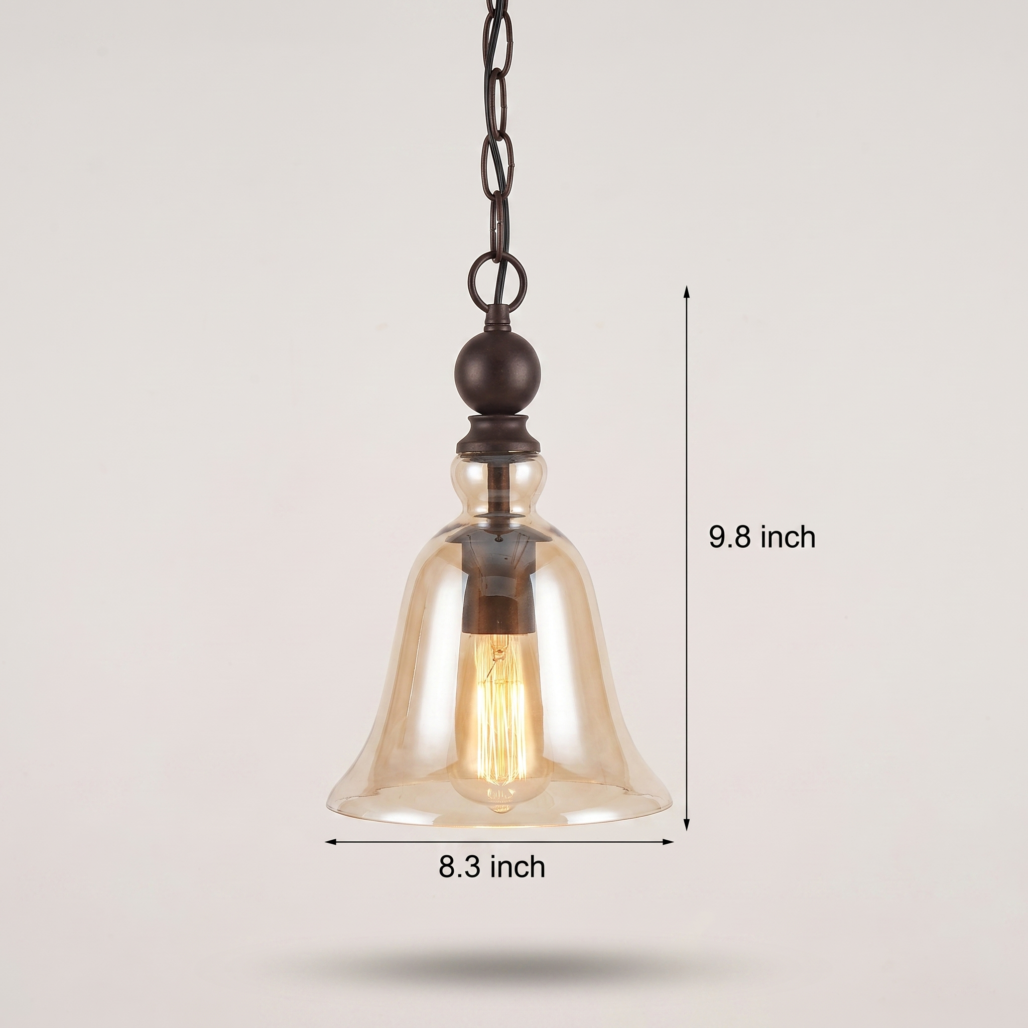 Chimeria vintage pendant light in a modern interior