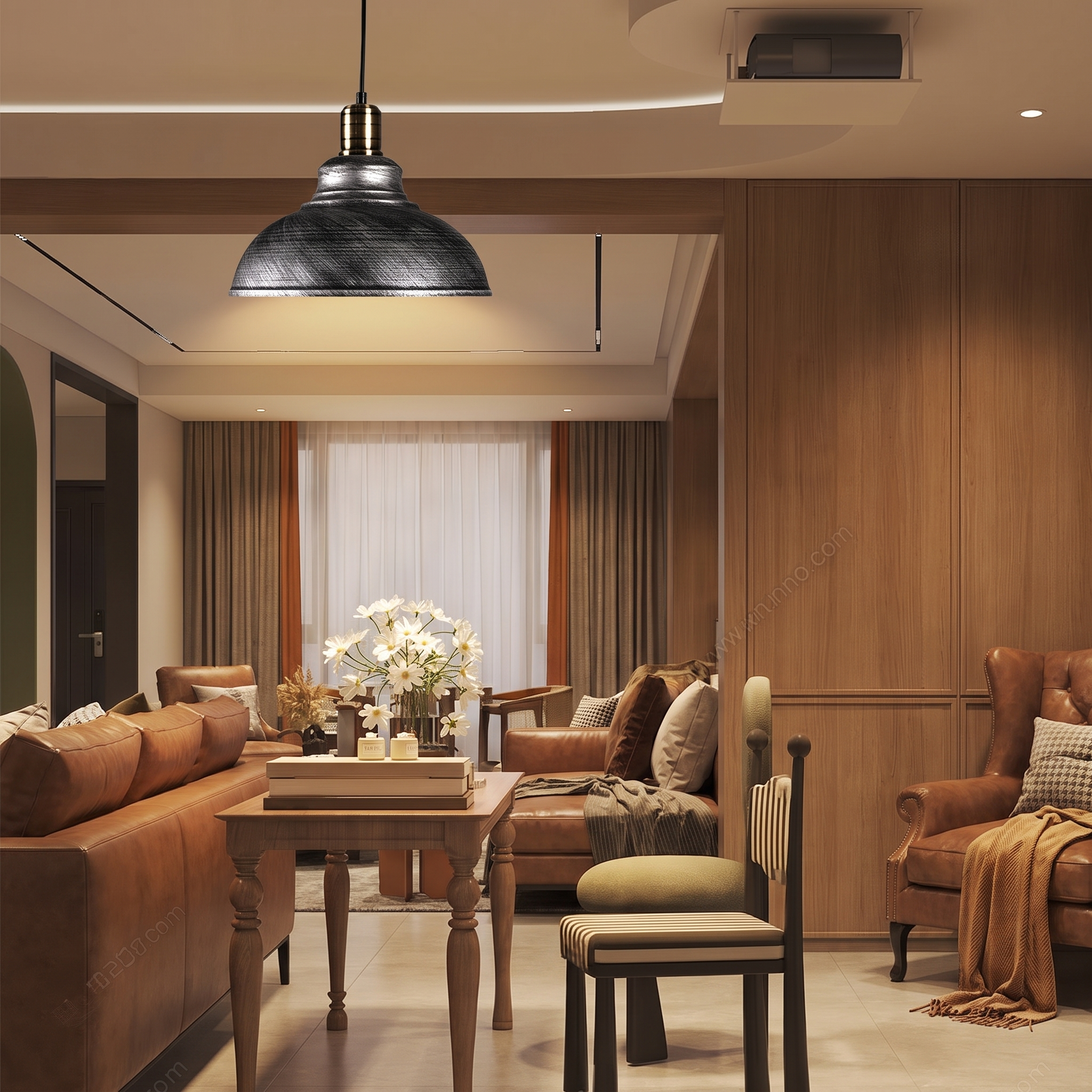 Officio pendant light colour variant
