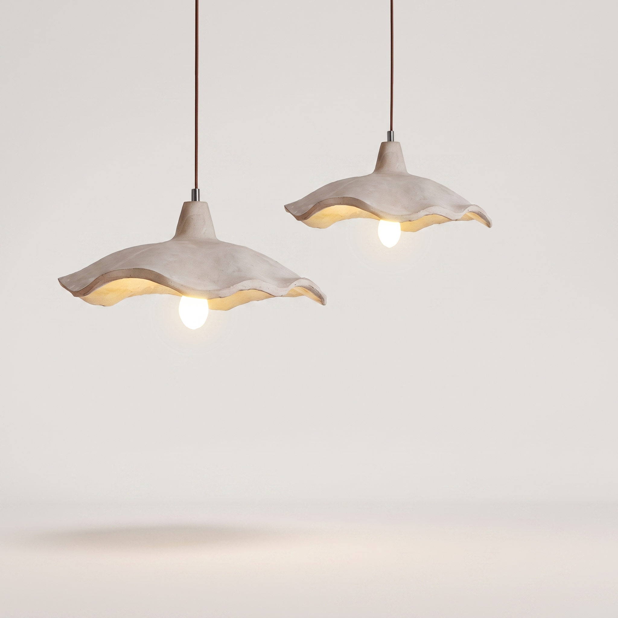 Onsera sculptural concrete pendant light