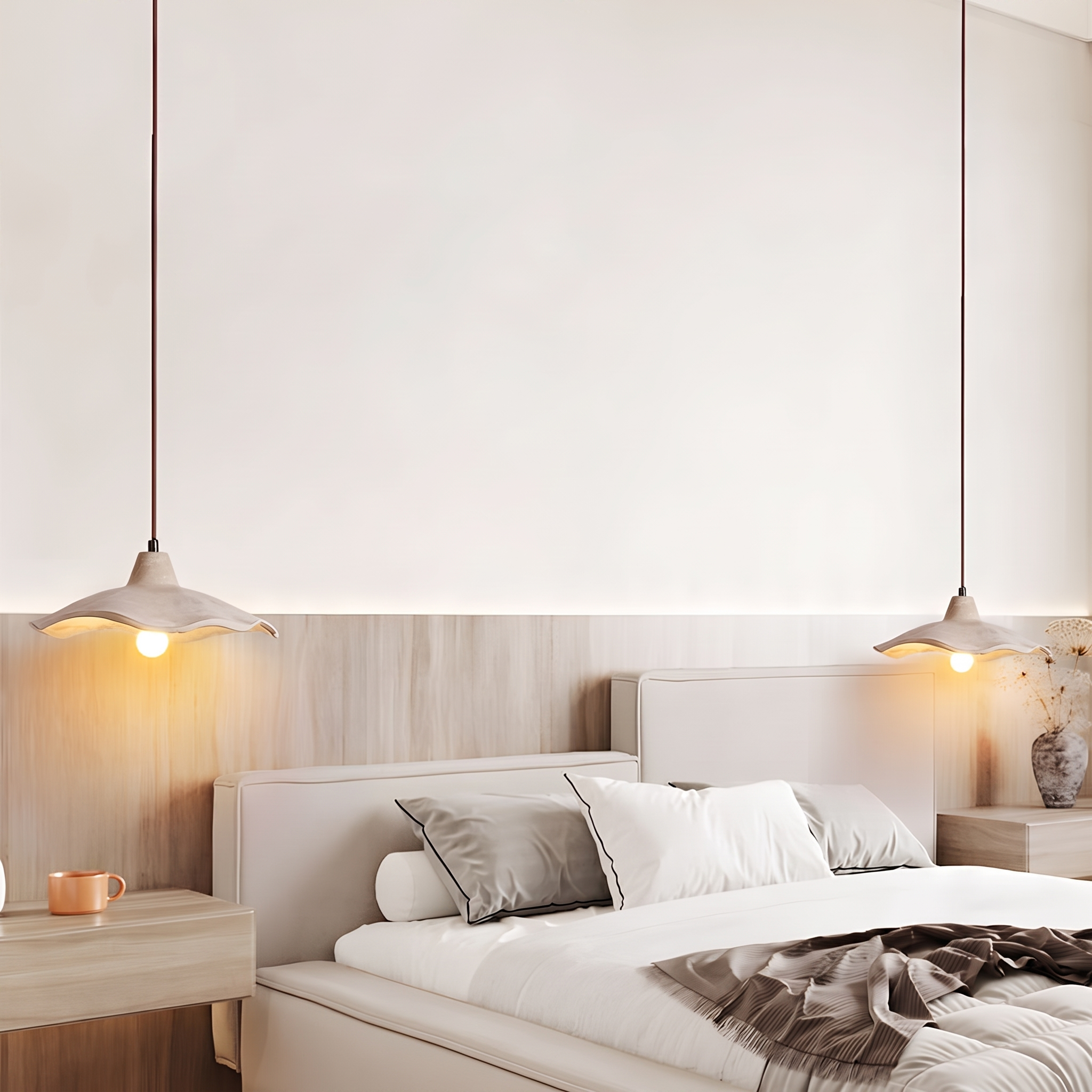 Onsera cement pendant light detail