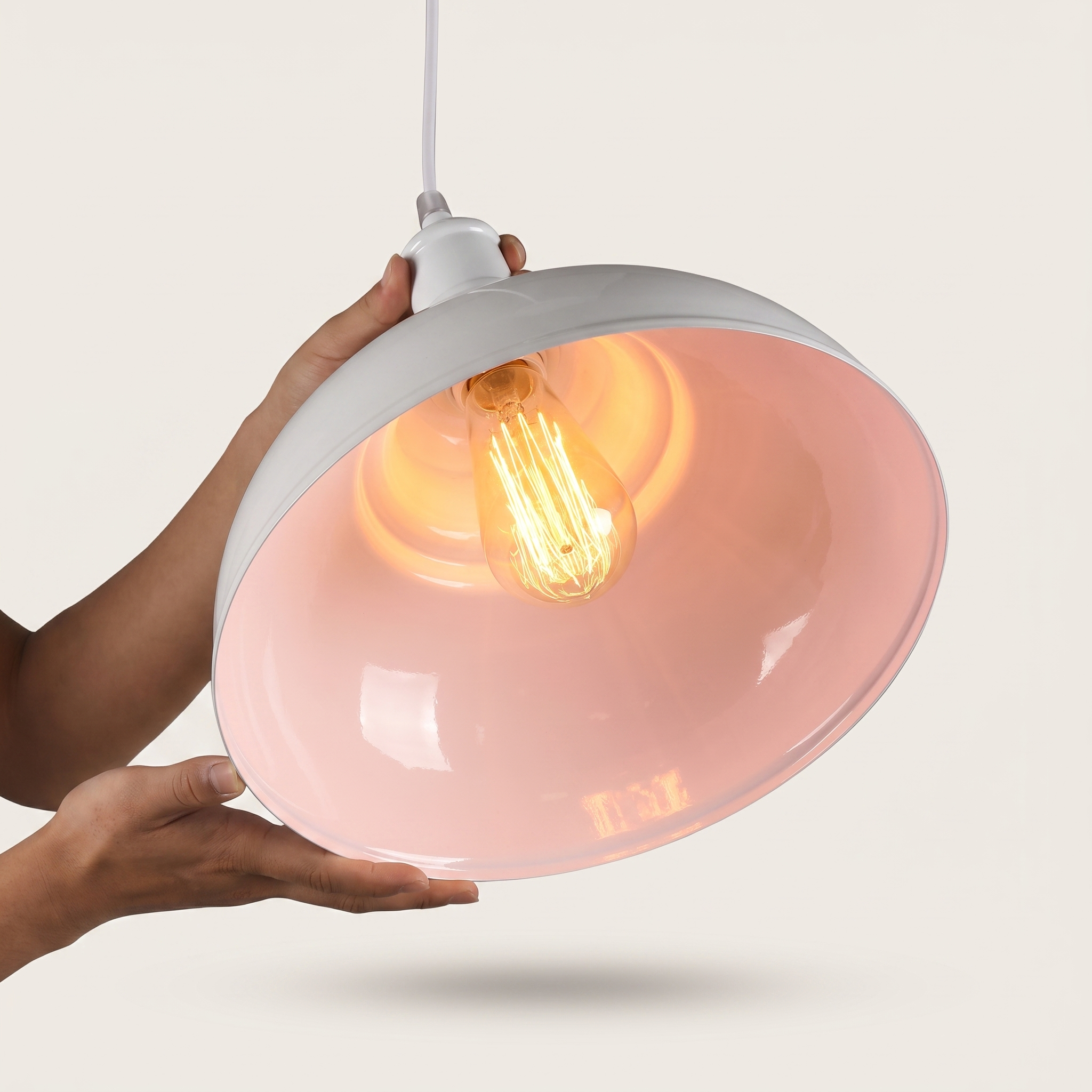 Officio metal pendant light alternate view