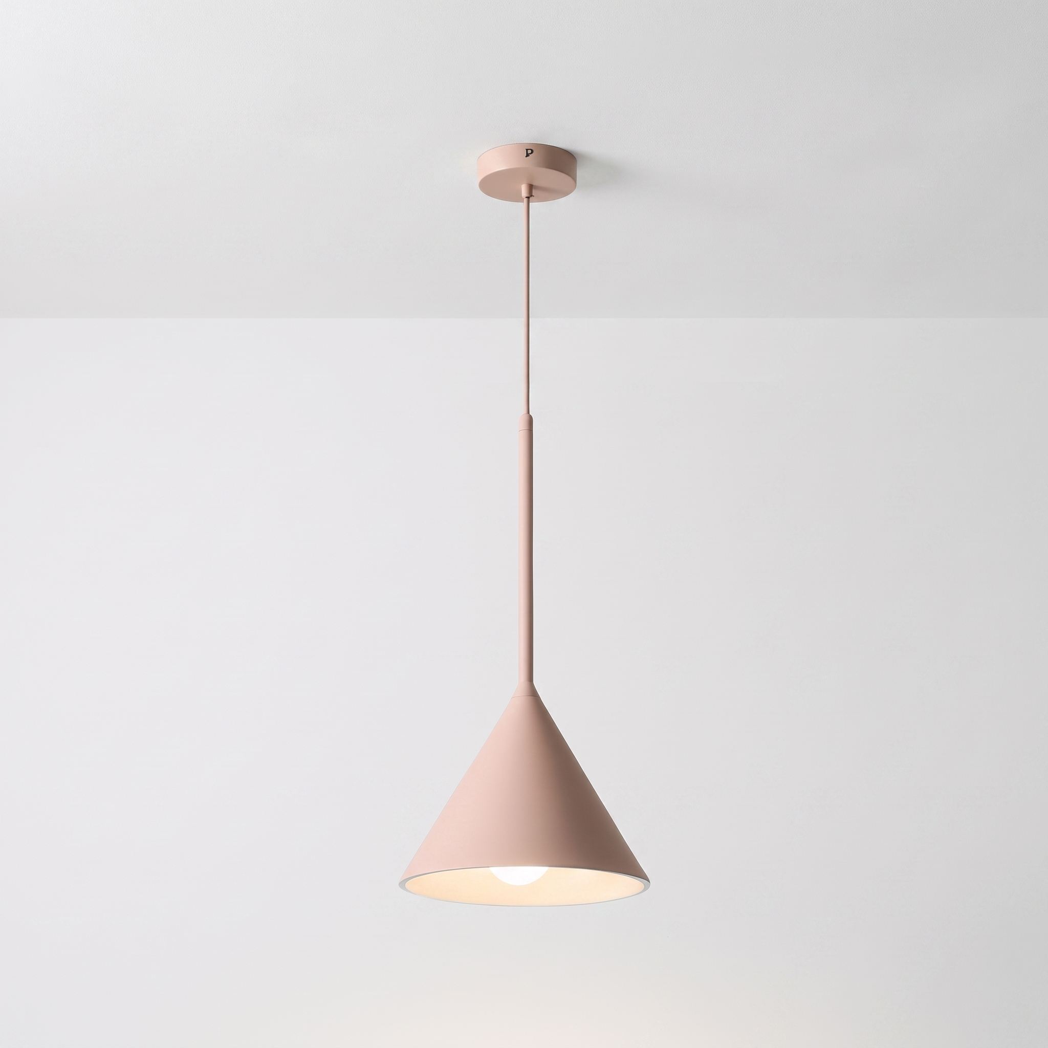 Figora arc pendant lamp shade detail