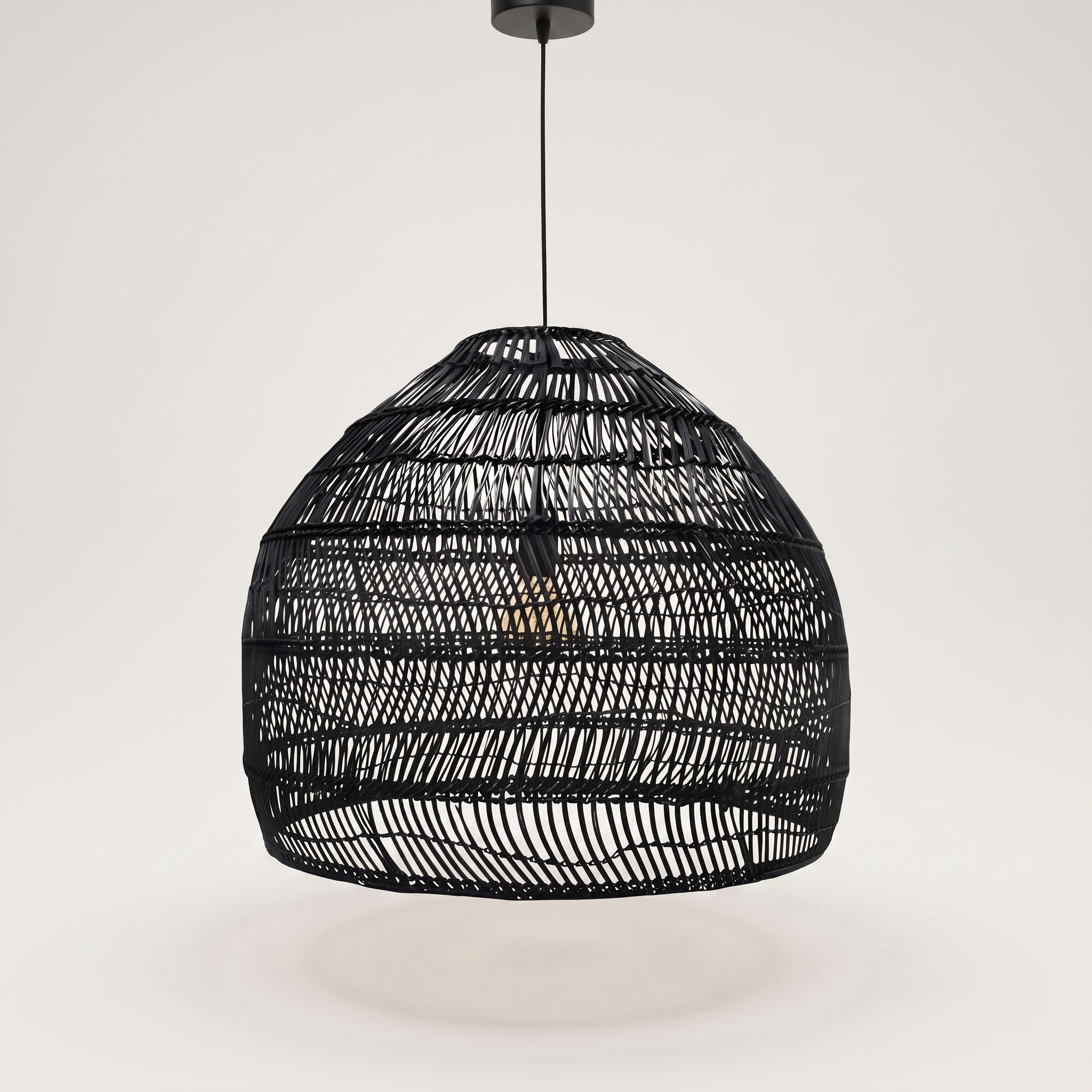 Ratella rattan pendant light alternate view