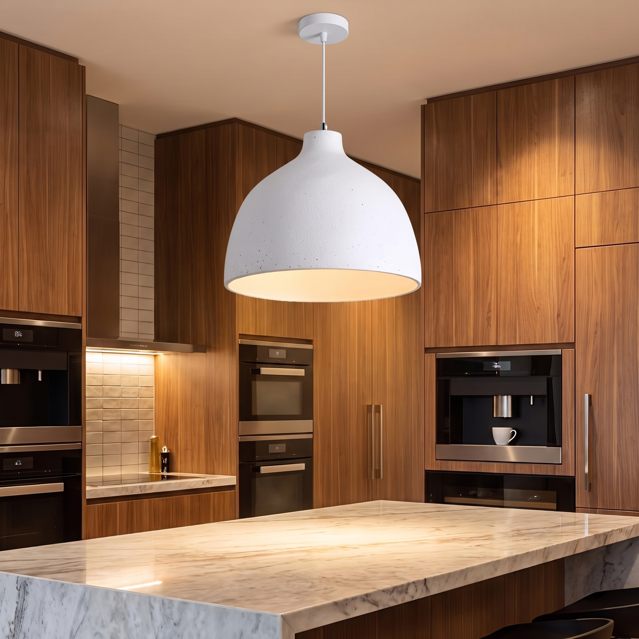 Resinova adjustable resin pendant lamp