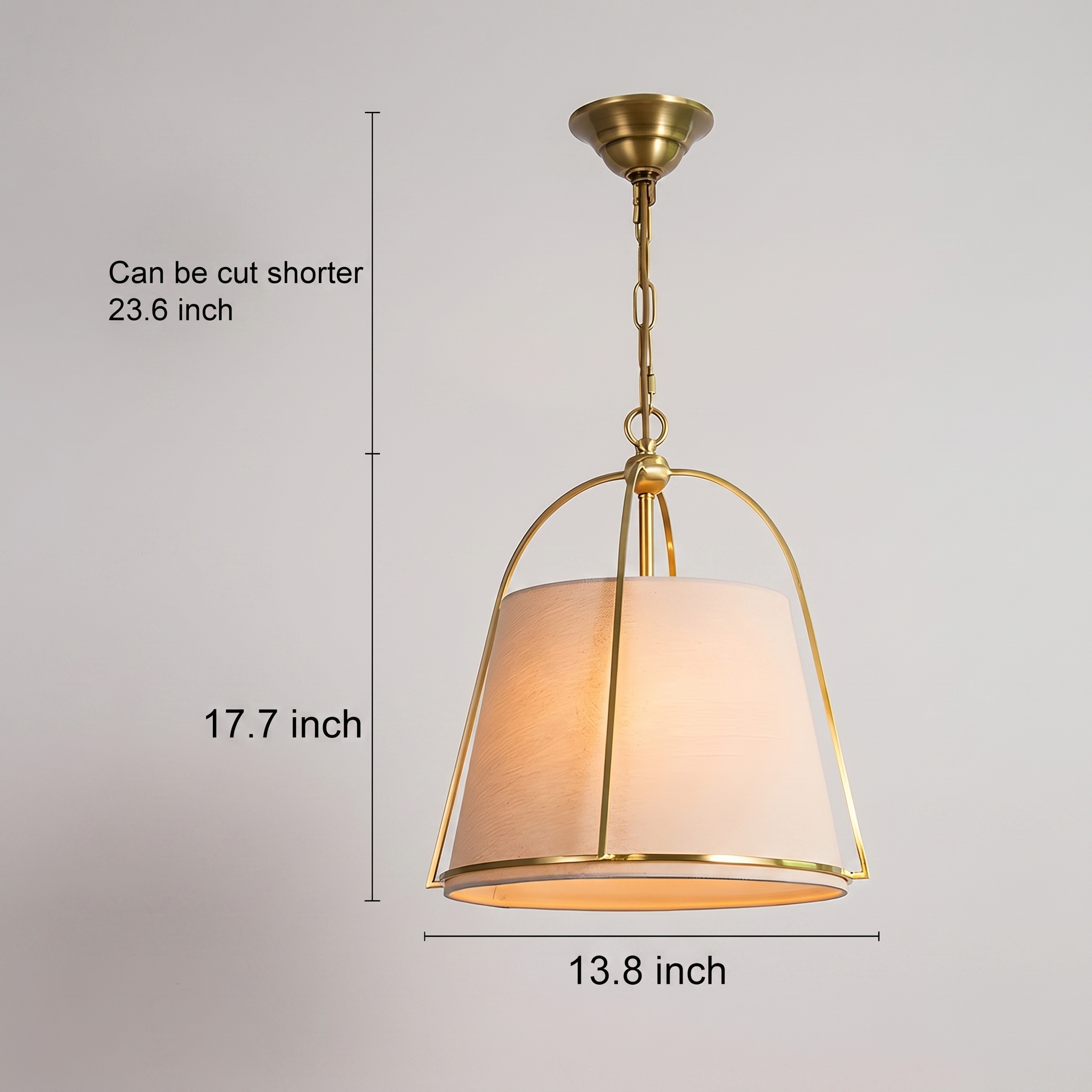 Trapelle pendant light alternate view