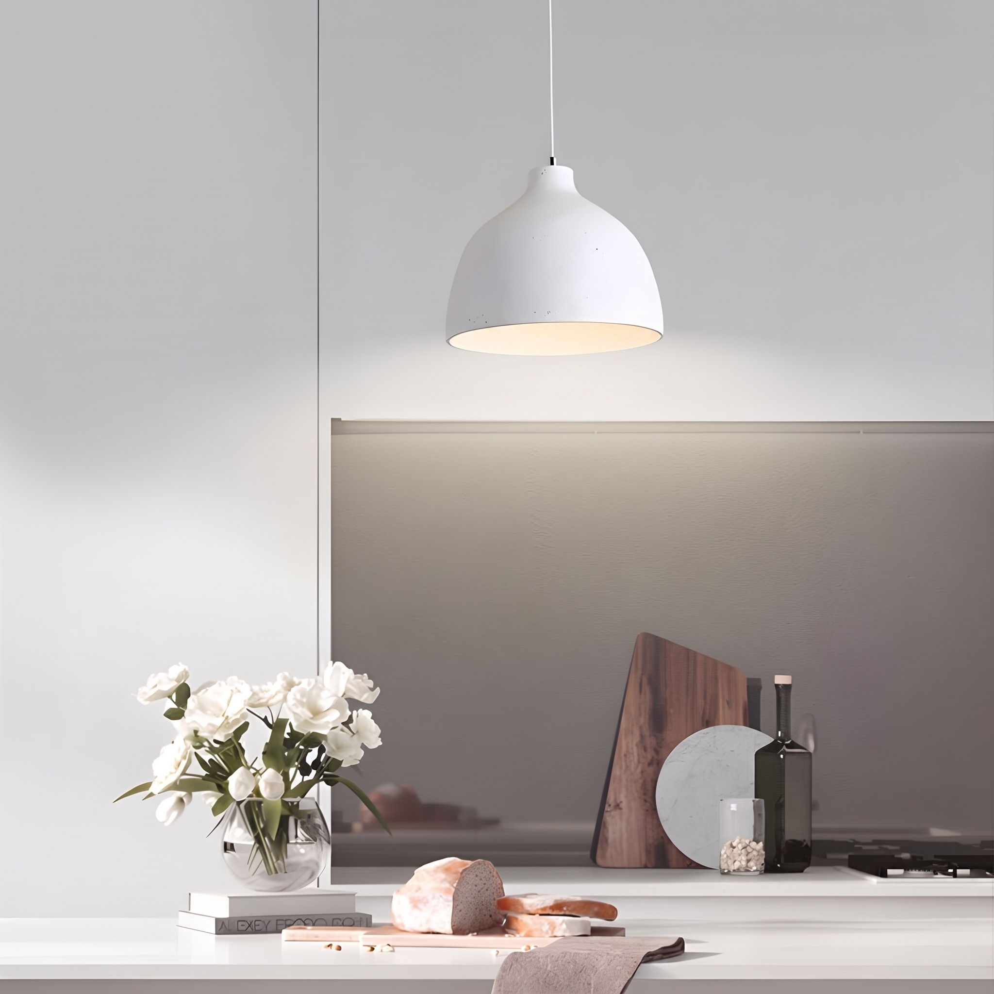 Resinova resin bowl pendant colour option