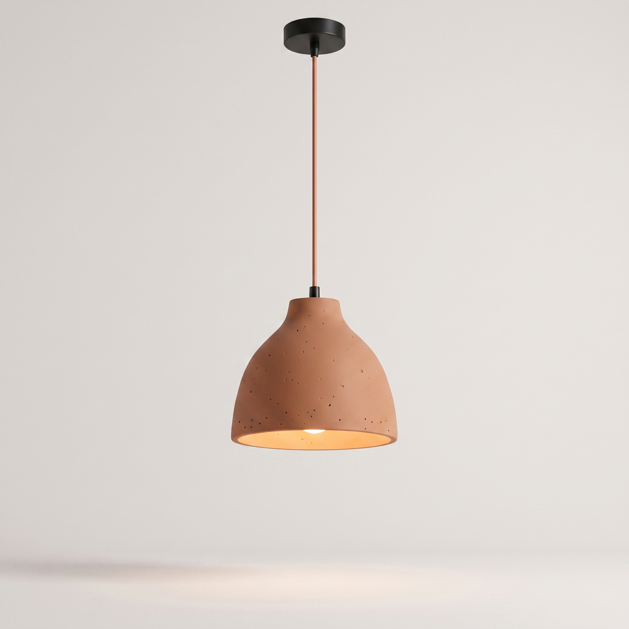 Resinova resin bowl pendant lamp view