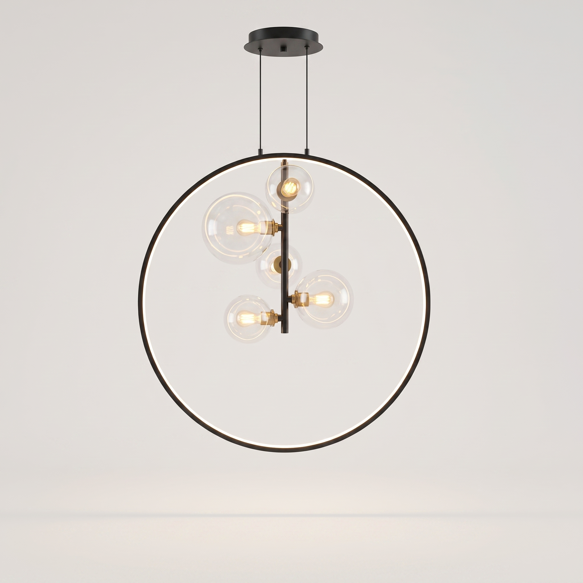 Anelara vertical ring pendant light product shot
