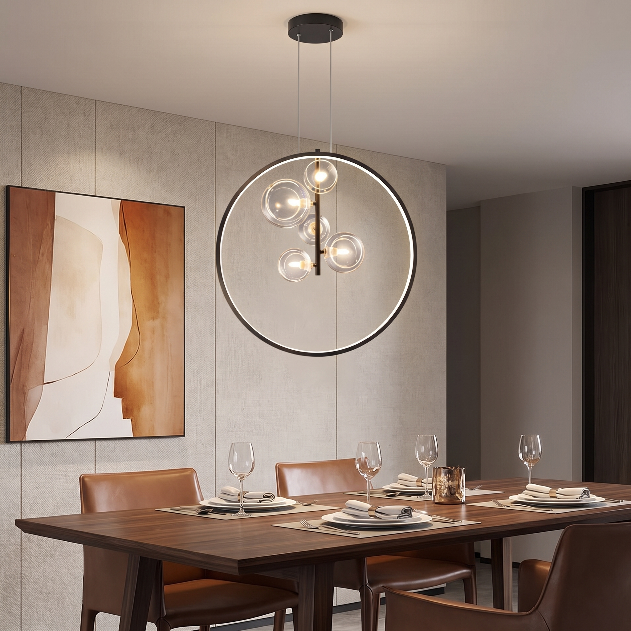 Anelara ring pendant light view