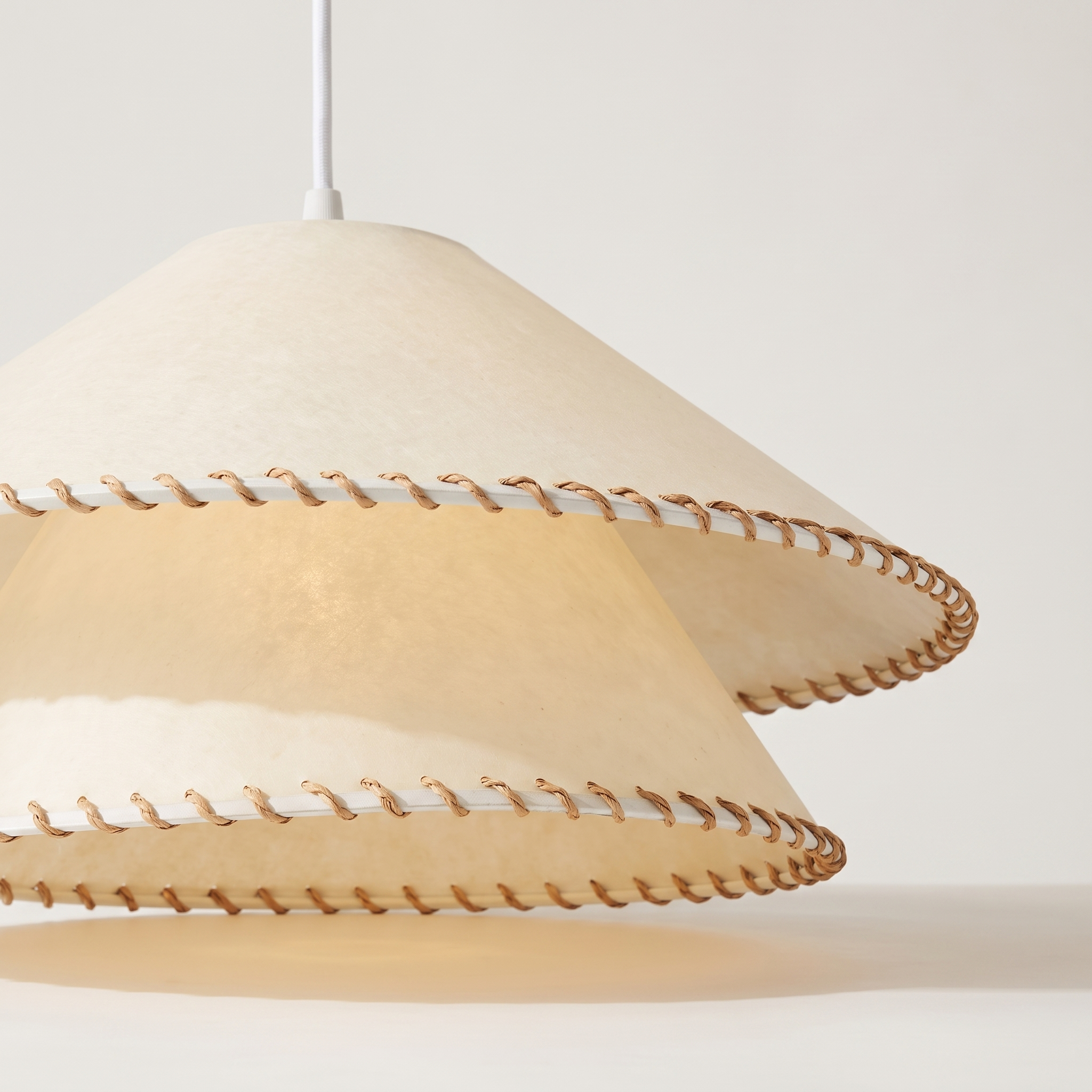 Papyra tiered pendant light alternate view