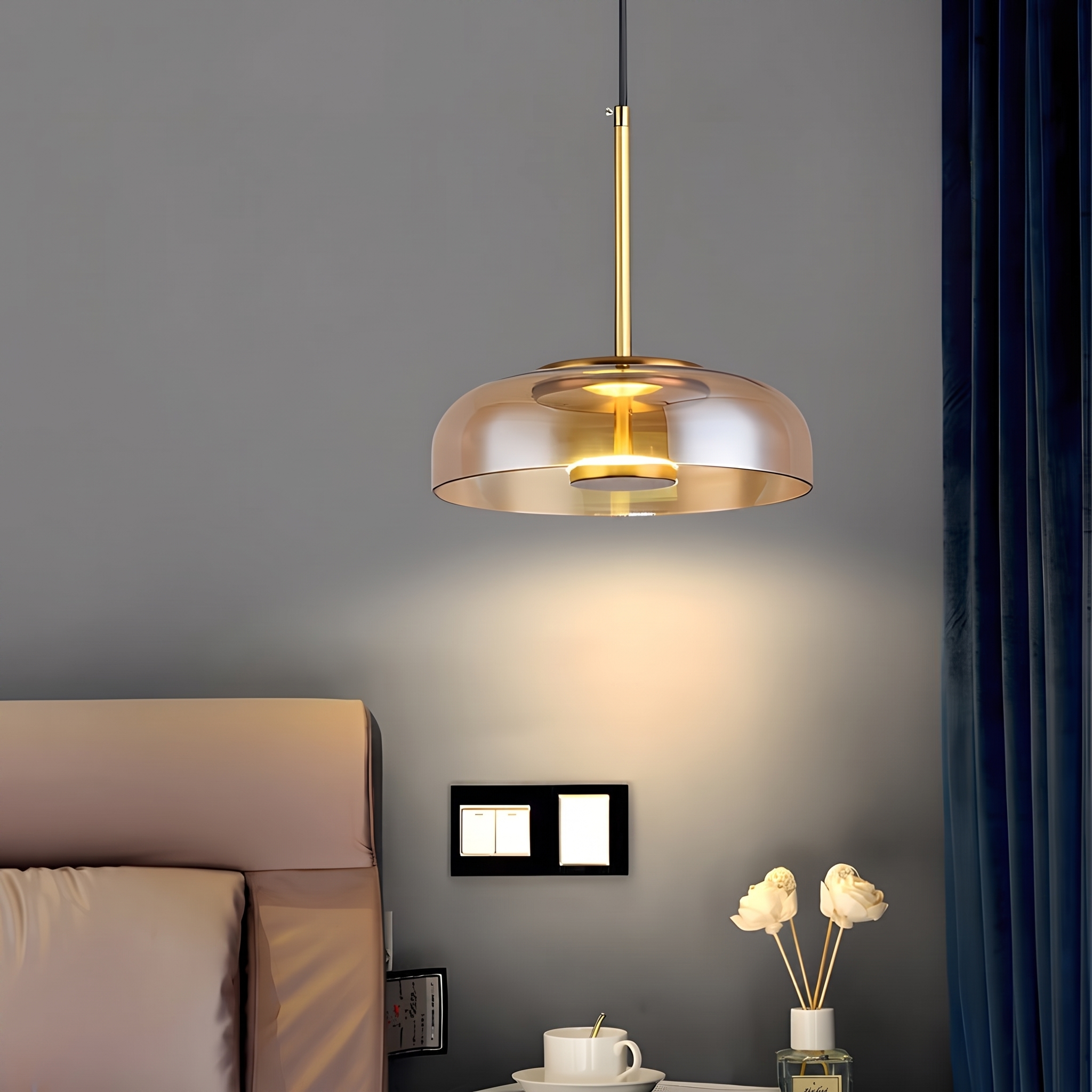 Biossi classic glass pendant lamp