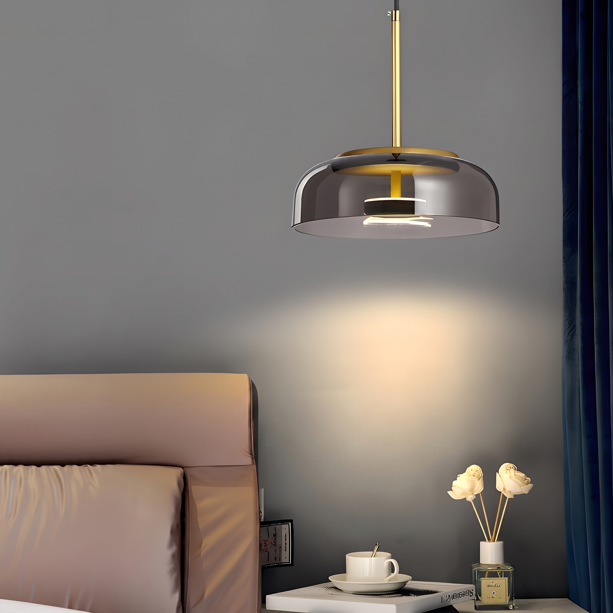 Biossi glass pendant lamp view