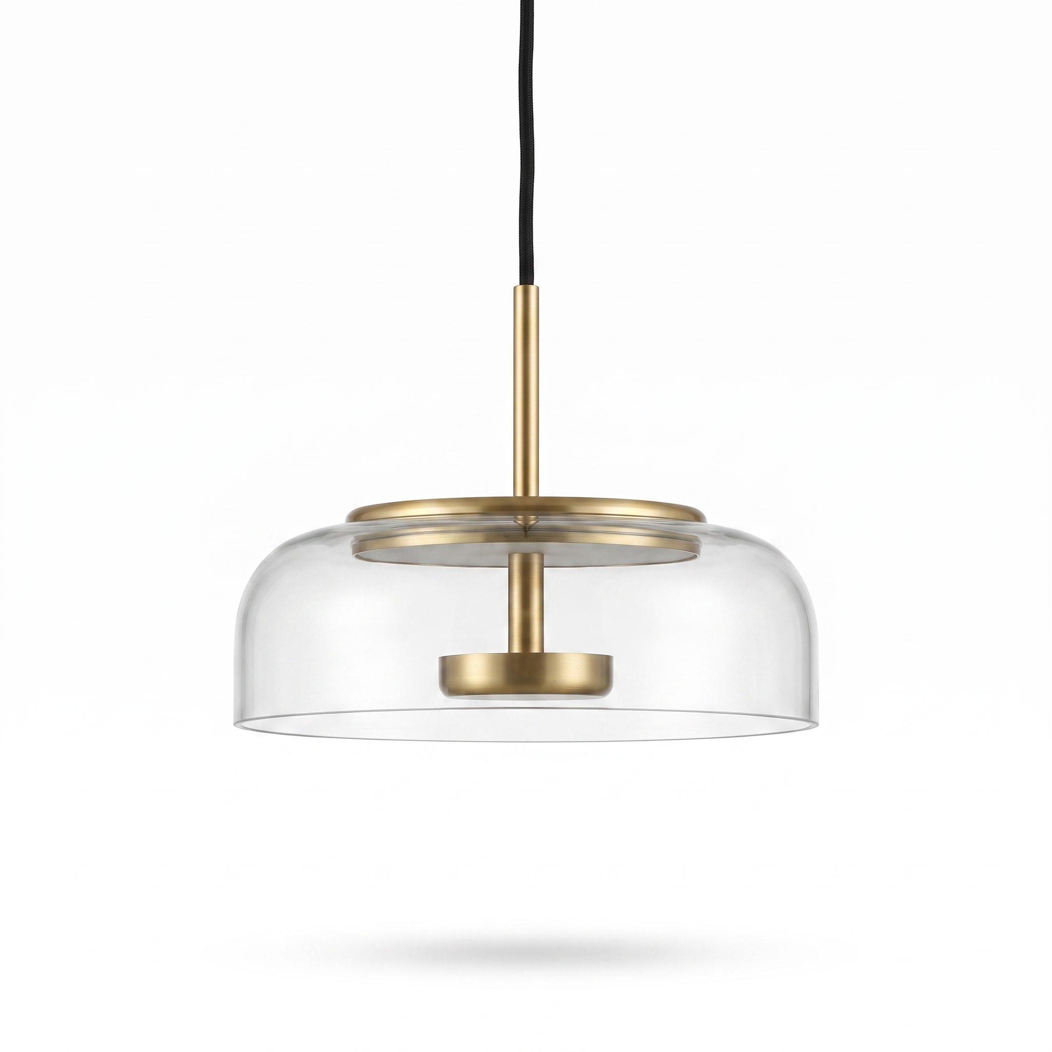 Biossi Nordic glass pendant lamp on a pure white background