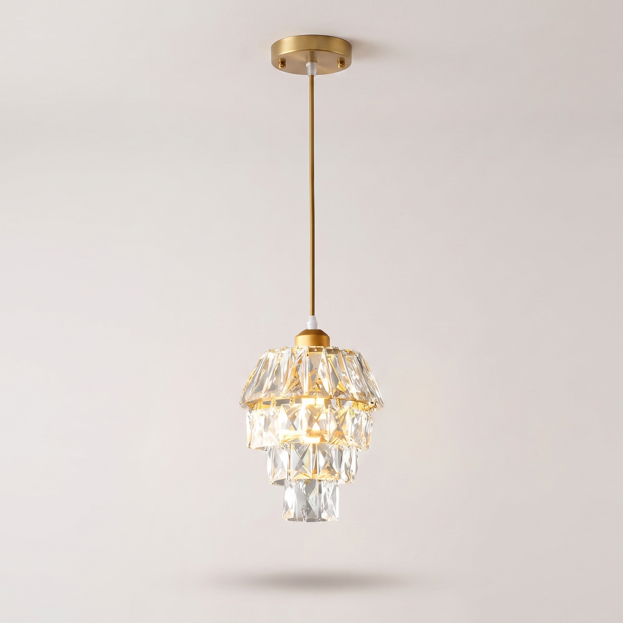 Crystalene mini crystal pendant light