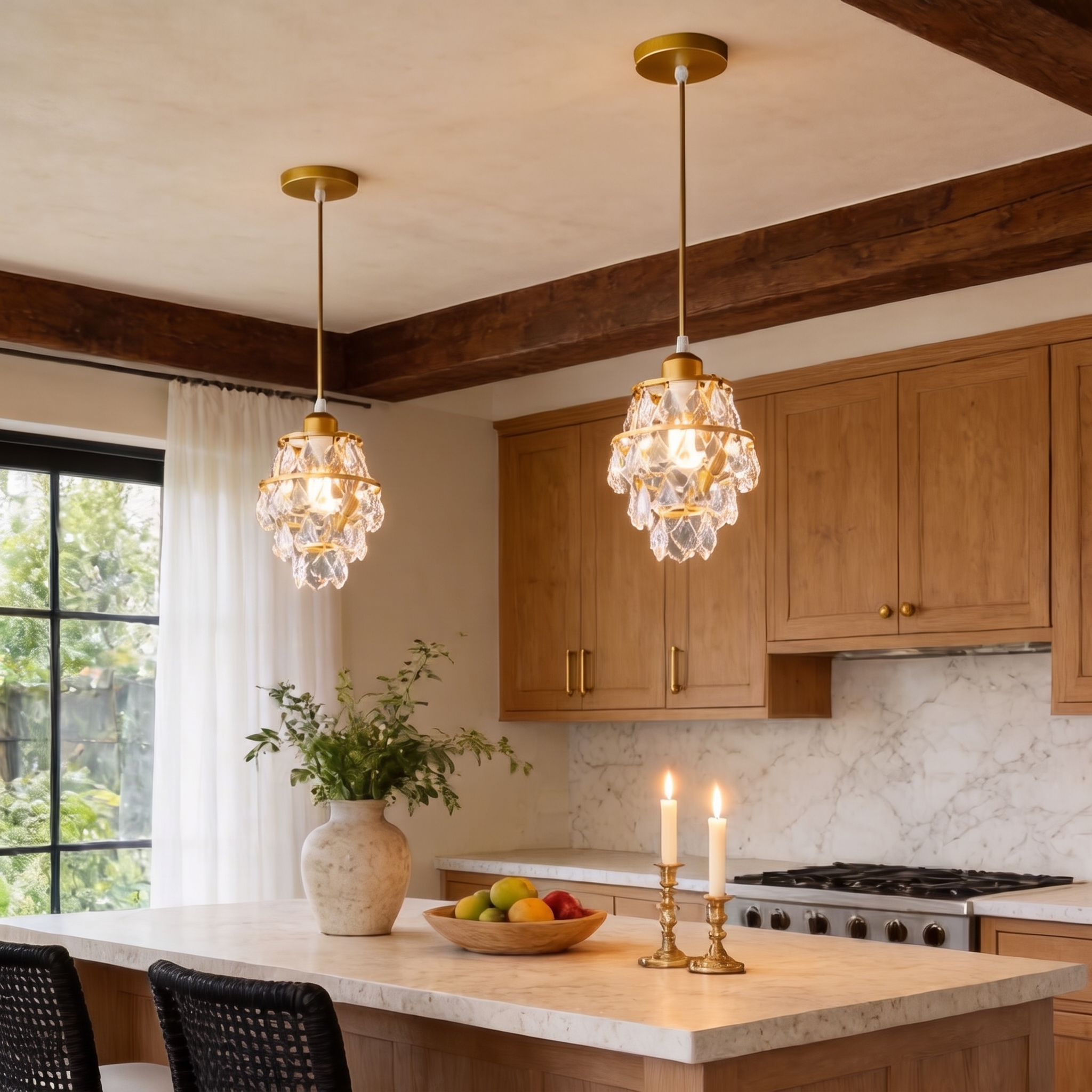 Crystalene crystal pendant finish variant
