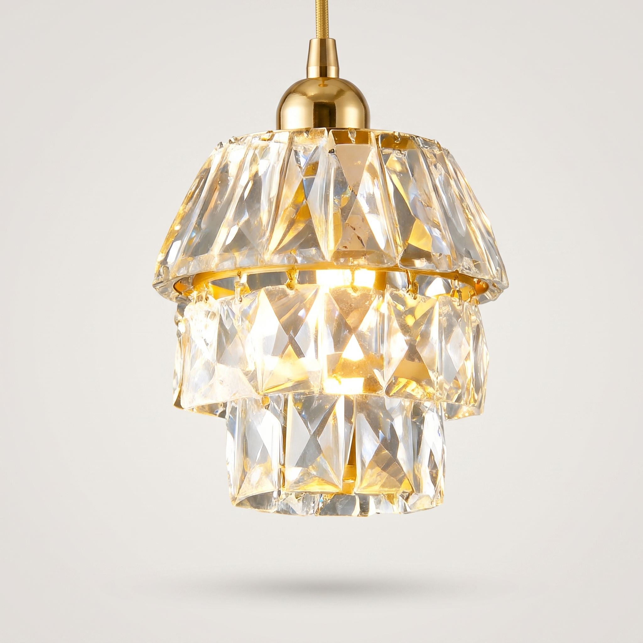 Crystalene crystal pendant light variant