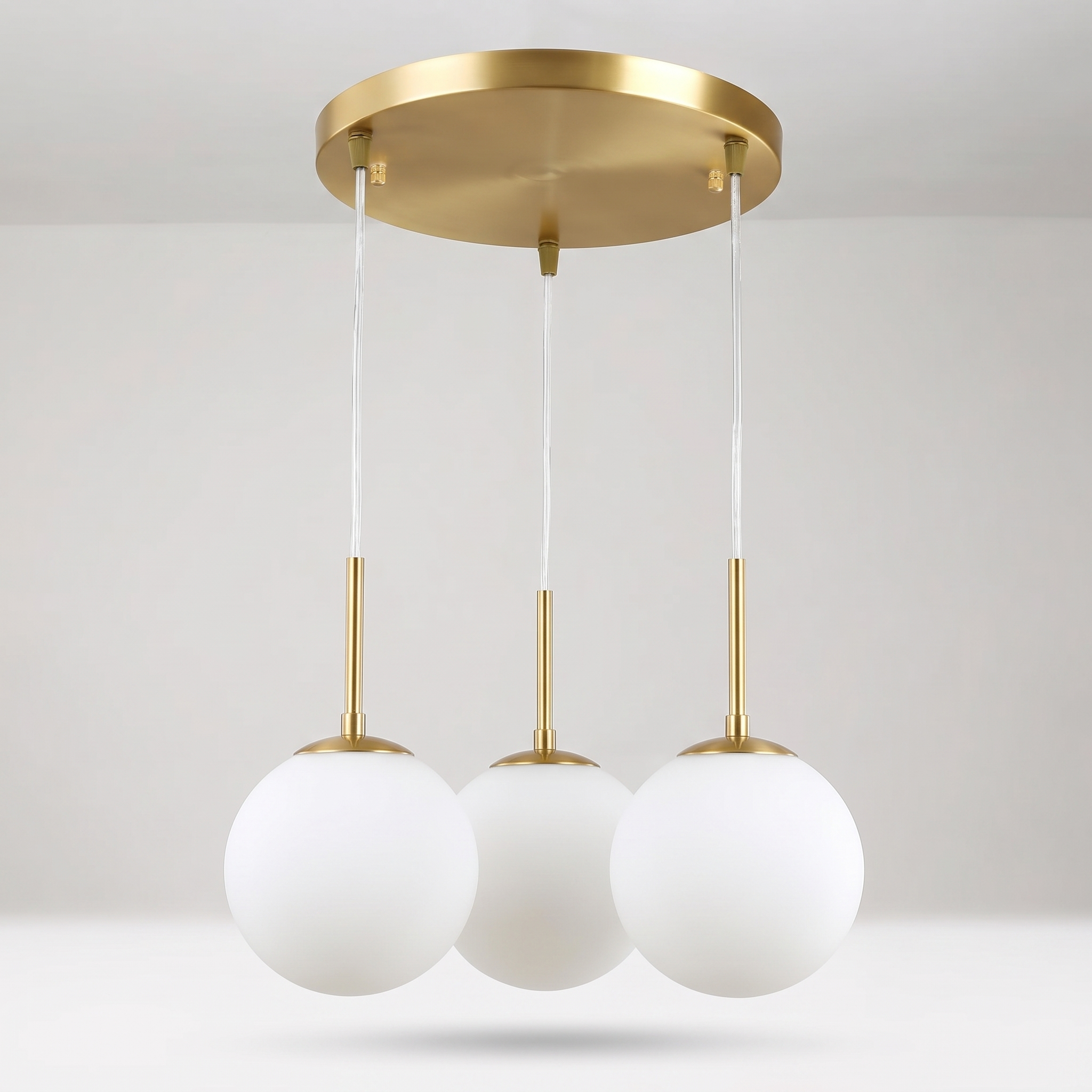 Insulara glass globe pendant light alternate view