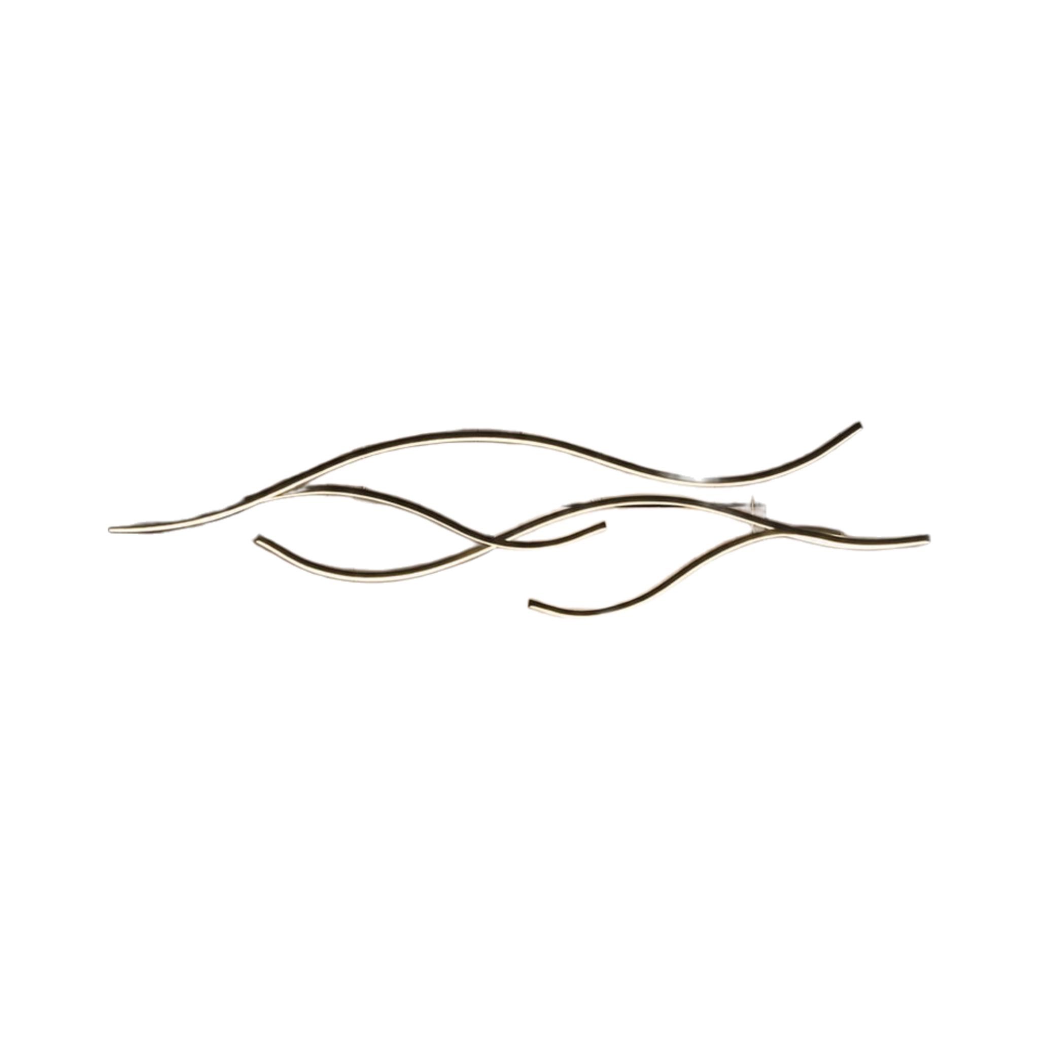 Aurelis Wavy Linear LED Pendant Light on white background