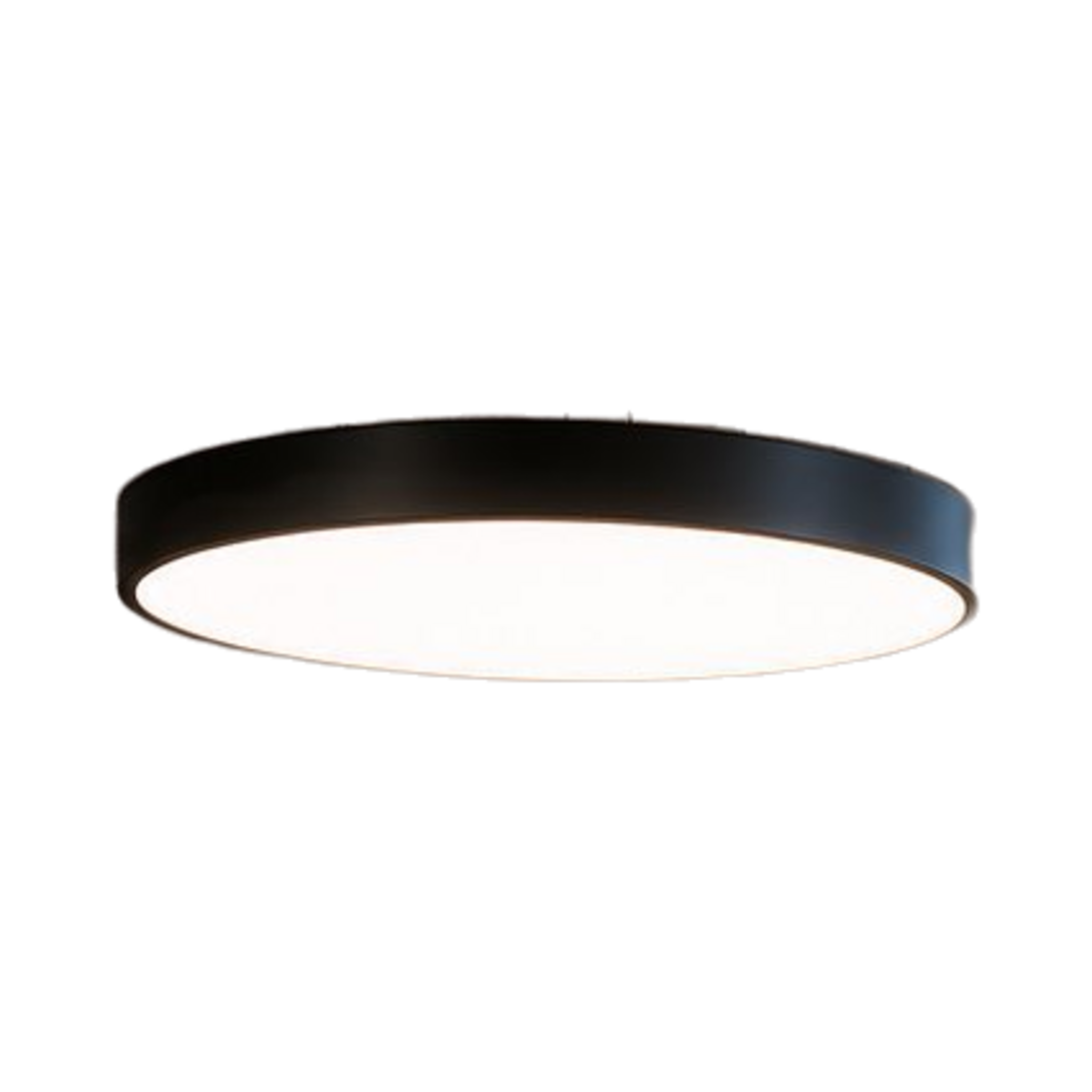 Orvella Round Acrylic LED Ring Pendant on white background